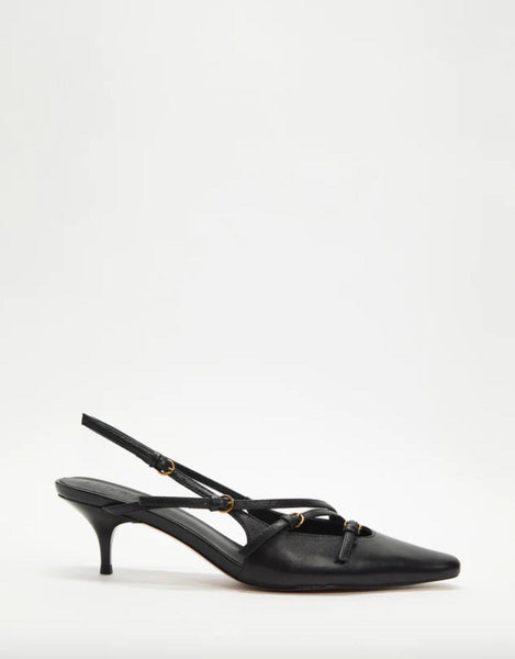 Iris - Black Leather A FURTHER 15% OFF AUTOMATICALLY APPLIED AT CHECKOUT