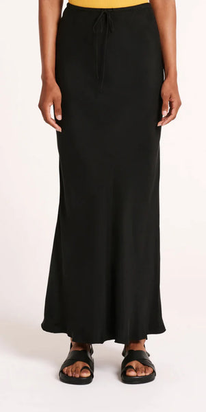 Lea Cupro Skirt - Black - et seQ fashion