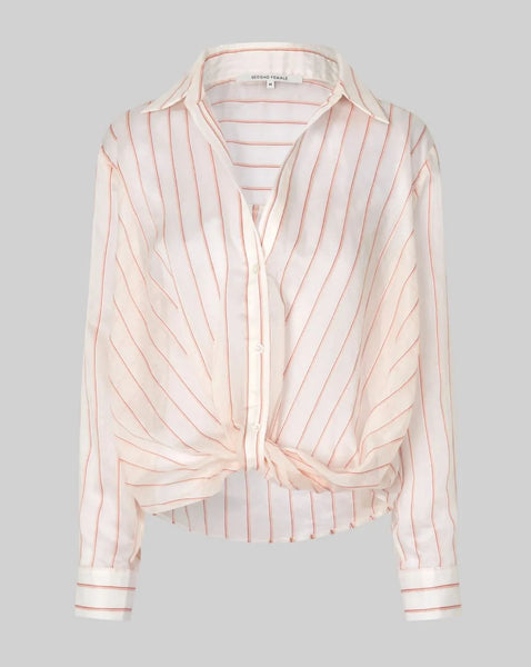 Chevy Twist Front Stripe Shirt - Creampuff