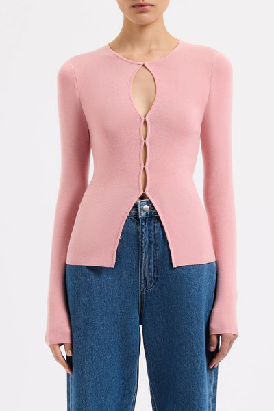 Simone Knit Top - Peony - A FURTHER 15% OFF AUTOMATICALLY APPLIED AT CHECKOUT