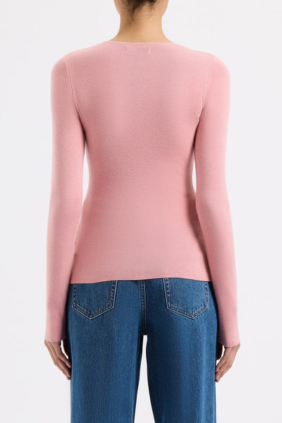 Simone Knit Top - Peony - A FURTHER 15% OFF AUTOMATICALLY APPLIED AT CHECKOUT