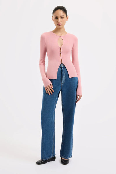Simone Knit Top - Peony - A FURTHER 15% OFF AUTOMATICALLY APPLIED AT CHECKOUT