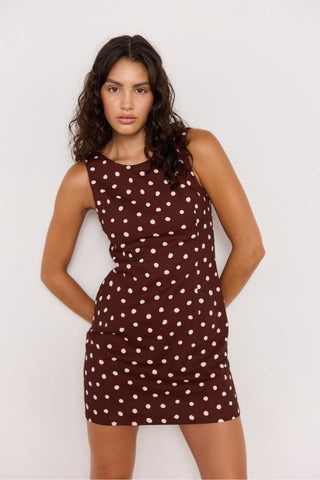 Cedar Mini Dress - Choc-Spot