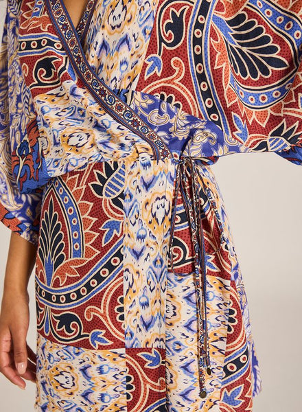 Azura Tali Mini Wrap Dress - Azura