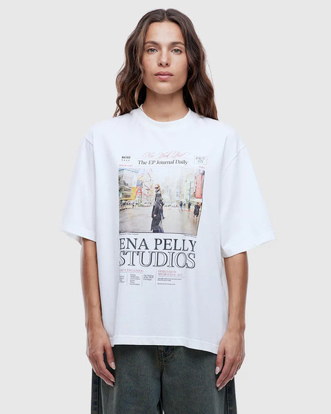 EP Journal Tee - Vintage White - et seQ fashion