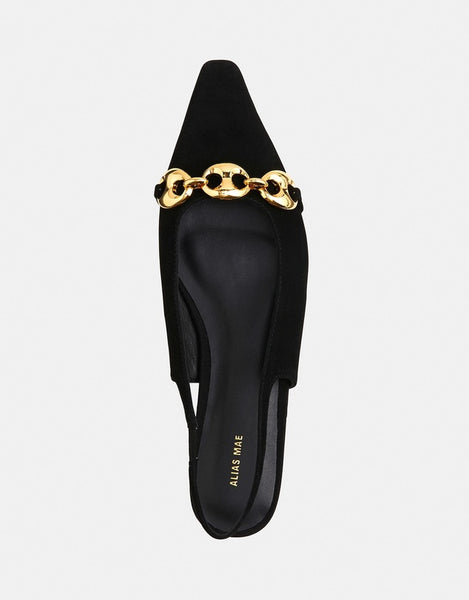 Harriet - Black Suede
