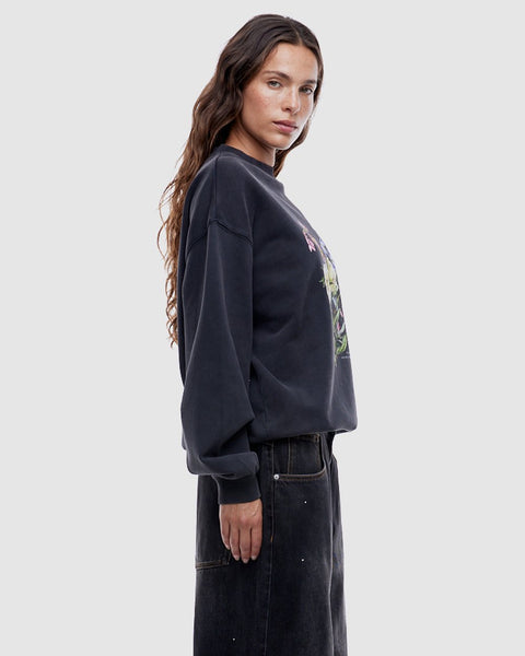 Vintage Bouquet Sweatshirt - Vintage Black - et seQ fashion