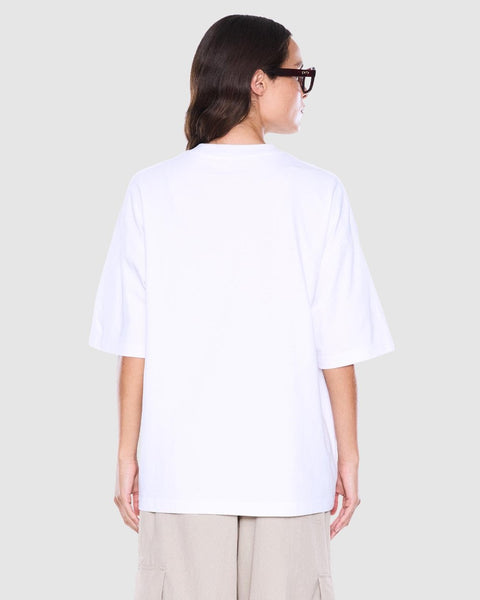 Maeve Relaxed Tee - White EP Rose