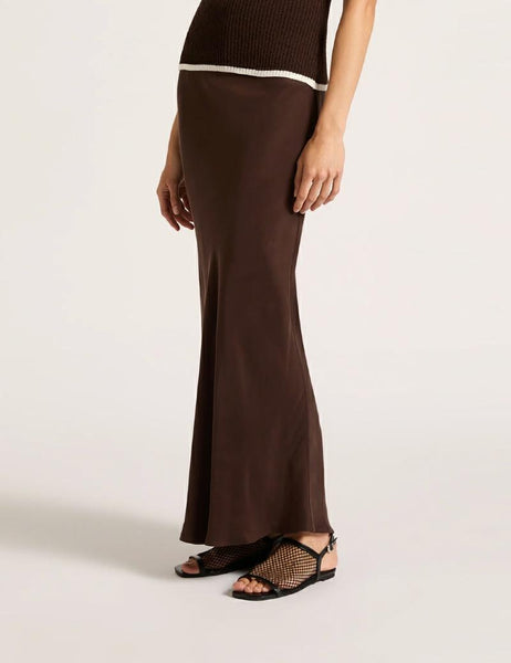 Lea Cupro Skirt - Raisin