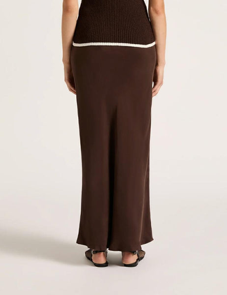 Lea Cupro Skirt - Raisin