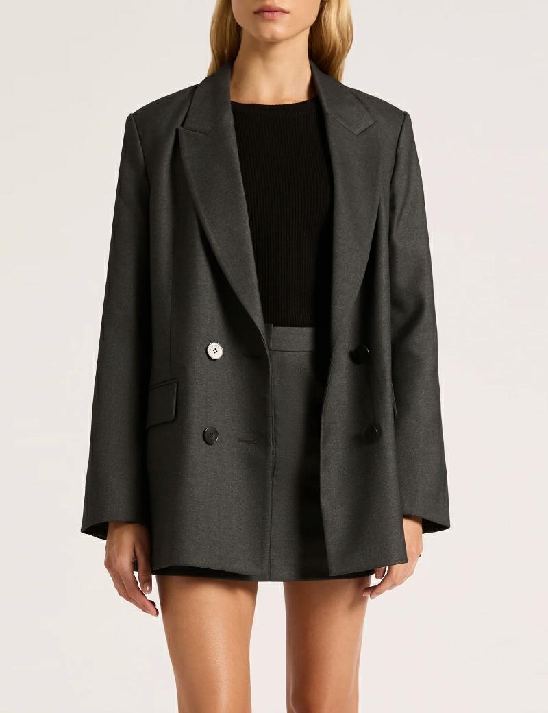 Dakota Blazer - Charcoal A FURTHER 15% OFF AUTOMATICALLY APPLIED AT CHECKOUT