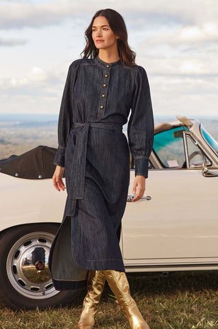 Snapshot Dress - Dark Denim