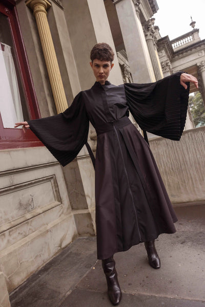 Tiara Skirt - Chocolate / Black A FURTHER 15% OFF AUTOMATICALLY APPLIED AT CHECKOUT - et seQ fashion