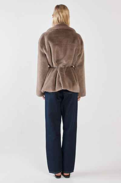 Vivi Fur Jacket - Mink Brown - et seQ fashion