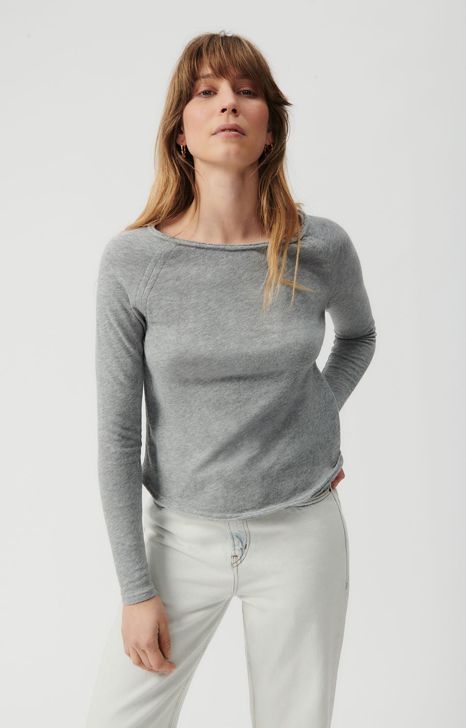 Sonoma Long Sleeve Tee - Heather Grey