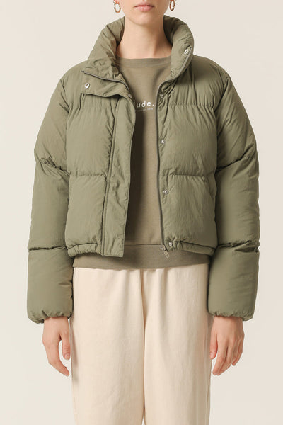Topher Puffer Jacket - Willow - et seQ fashion