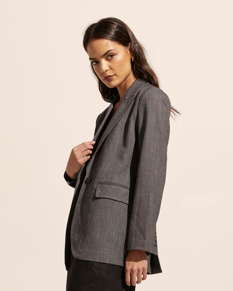 Index Jacket - Charcoal Mini - et seQ fashion