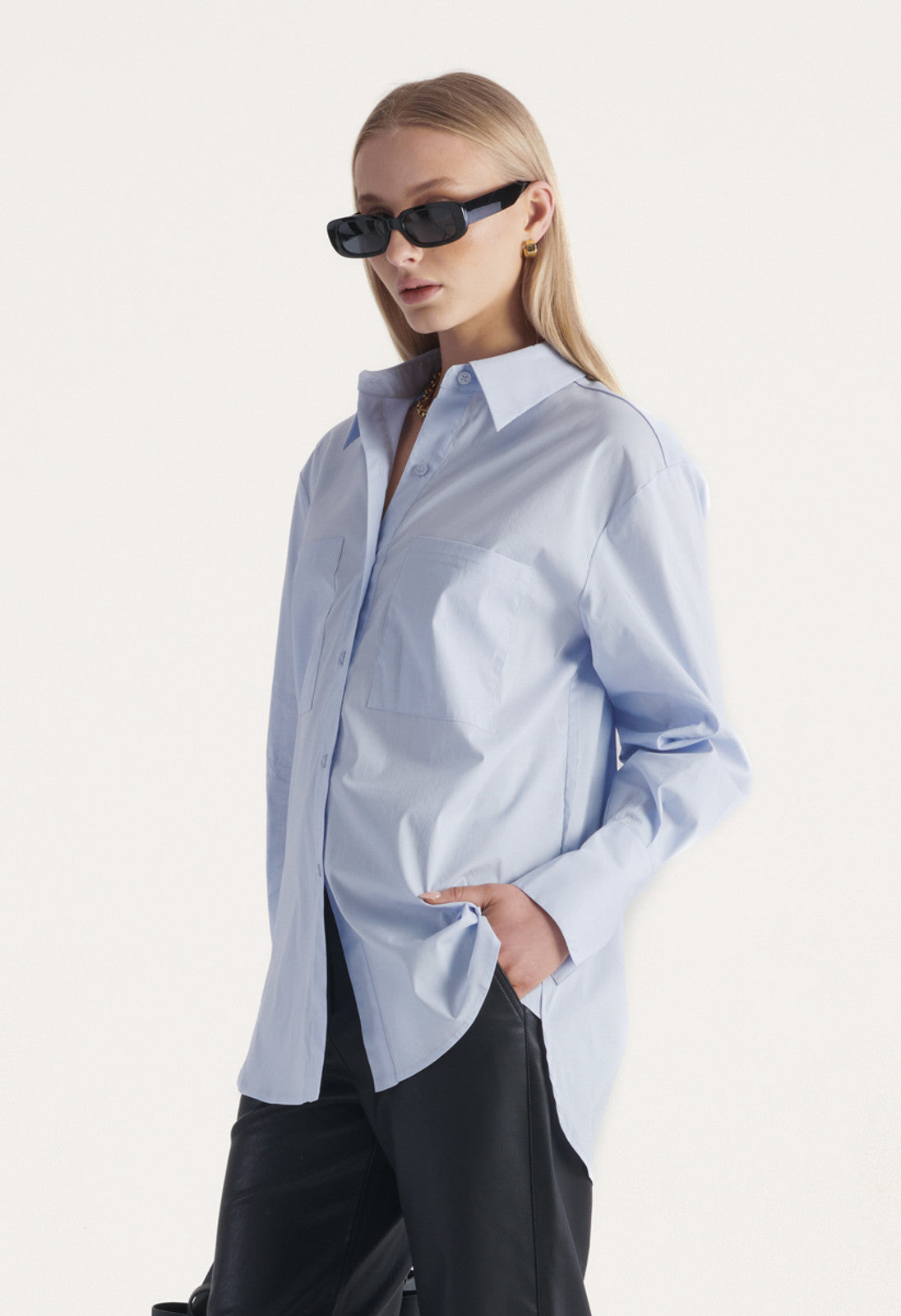 Loretta Shirt - Light Blue - et seQ fashion