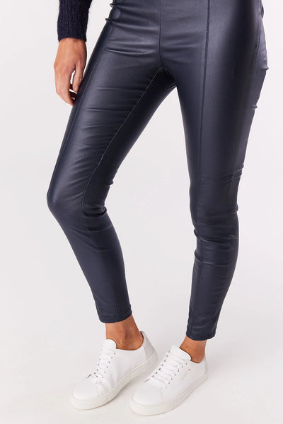 Waxed Legging - Ink - et seQ fashion