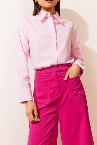 Primrose Shirt Stripe - Fuchsia - et seQ fashion