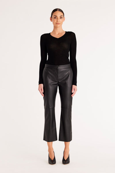 Arlo Vegan Pant - Black - et seQ fashion