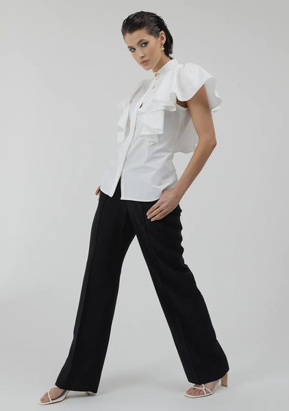 Florence Cotton Top - White - et seQ fashion