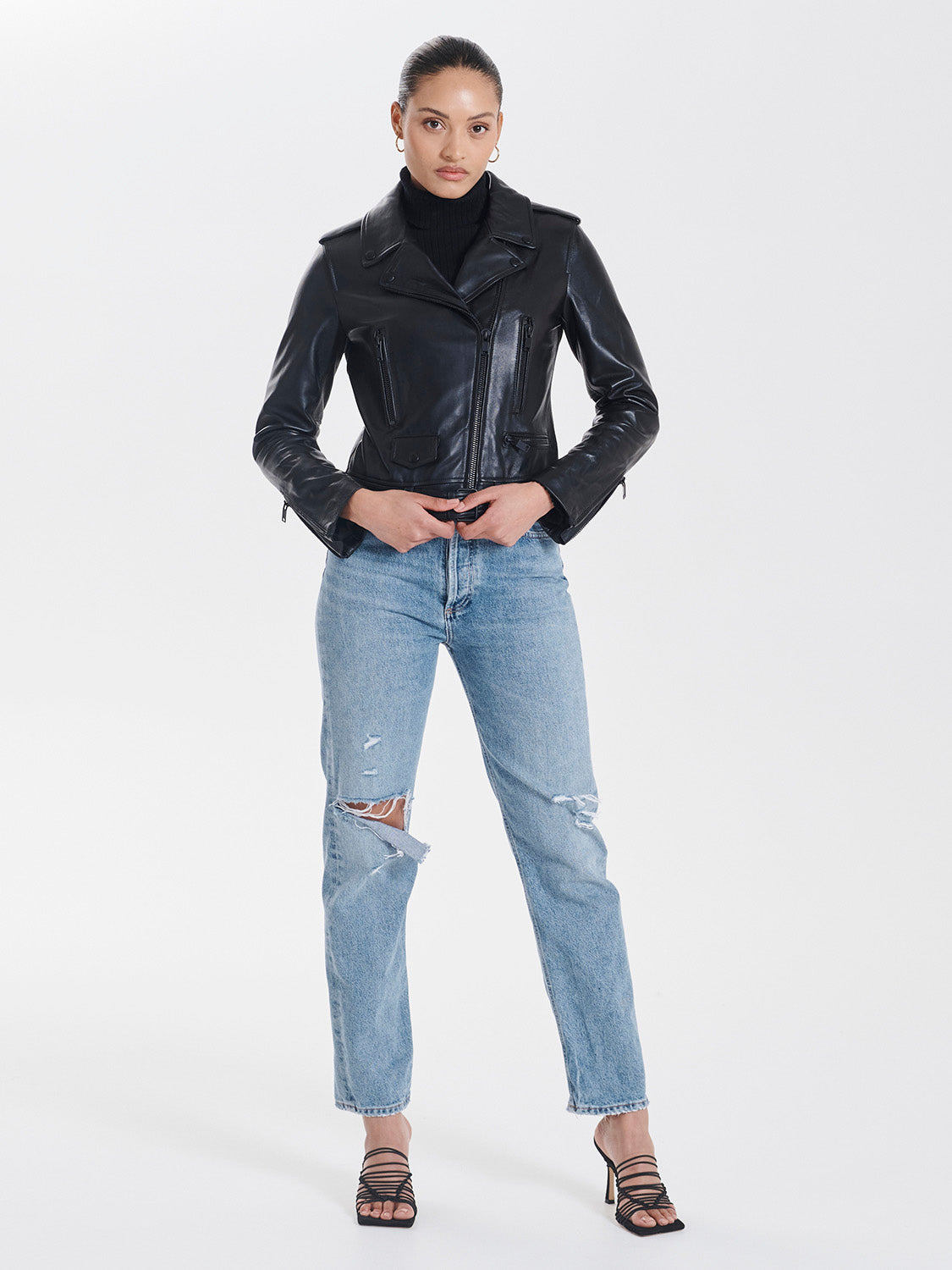New yorker biker jacket online
