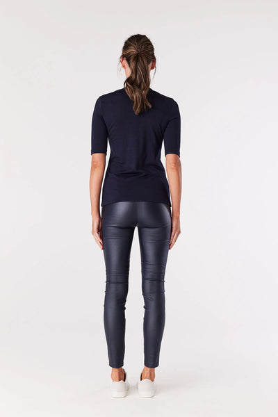 Waxed Legging - Ink - et seQ fashion