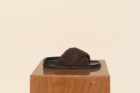 La Sponda Slide - Chocolate Sherpa - et seQ fashion