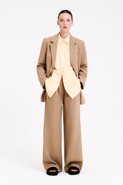 Kiran Tailored Pant - Biscoff - et seQ fashion