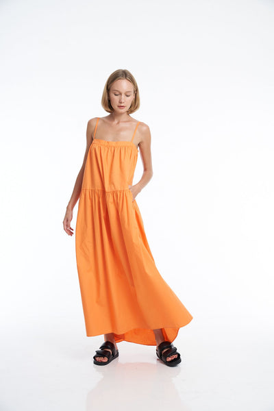 Ischia Dress - Aperol - et seQ fashion