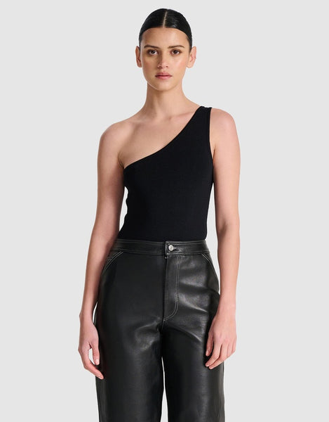 Ellen Ribbed Bodysuit - Black - et seQ fashion